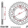 Зірка задня легкосплавна JT JTA808.46 46x520