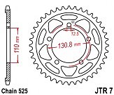 Звезда задняя JT JTR7.45 45x525