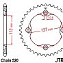 Звезда задняя JT JTR1760.40 40x520