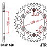 Звезда задняя JT JTR245/3.43 43x520