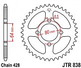Зірка задня JT JTR838.43 43x428