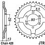 Звезда задняя JT JTR1869.45 45x428
