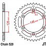 Звезда задняя JT JTR808.39 39x520