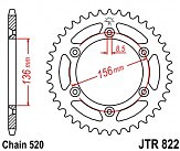 Звезда задняя JT JTR822.45 45x520