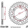 Звезда задняя легкосплавная JT JTA210.49 49x520