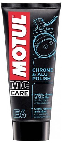 Средство для придания блеска мотоциклу 103001/E6 CHROME & ALU POLISH (100ML)/103001