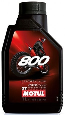 Масло для 2-х тактных двигателей синтетическое 837111/800 2T FACTORY LINE OFF ROAD (1L)/104038