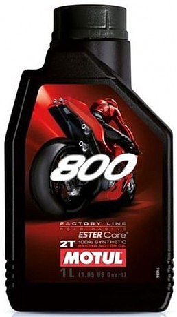 Масло для 2-х тактных двигателей синтетическое 837211/800 2T FACTORY LINE ROAD RACING (1L)/104041