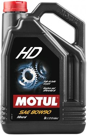 Масло трансмиссионное минеральное 317506/HD SAE 80W90 (5L)/100105