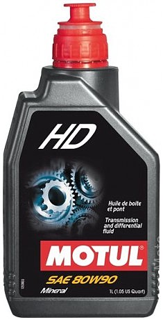 Масло трансмиссионное минеральное 317501/HD SAE 80W90 (1L)/100102=105781