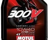 Олія для 4-тактних двигунів синтетична 836111/300V 4T FACTORY LINE SAE ROAD RACING 10W40 (1L)/104118
