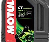 Масло для 4-тактних двигунів напівсинтетичне 836941/5000 4T SAE 10W40 (4L)/104056