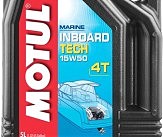Масло для 4-х тактных двигателей Technosynthese д/лод.мотор 852051/INBOARD TECH 4T SAE 15W50 (5L)/101743