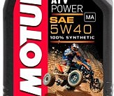 Масло для 4-х тактных двигателей синтетическое 850601/ATV POWER 4T 5W40 (1L)/105897