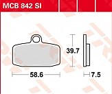 Колодки гальмові LUCAS MCB842SI