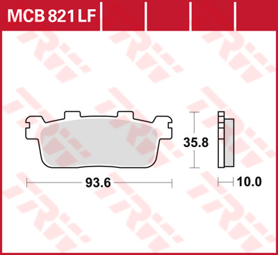 Тормозные колодки LUCAS MCB821