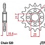 Зірка передня JT JTF1373.17 17x520