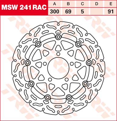 Тормозной диск LUCAS MSW241RAC
