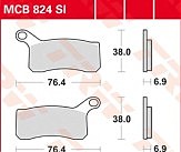 Тормозные колодки LUCAS MCB824SI
