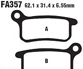 Тормозные колодки EBC FA357TT