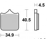 Тормозные колодки BR 947CM66
