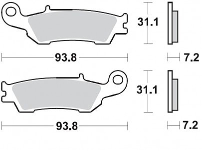 Тормозные колодки BR 929CM46