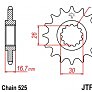 Зірка передня JT JTF1370.16 16x525