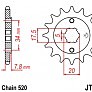 Звезда передняя JT JTF327.13 13x520