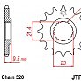 Звезда передняя JT JTF1577.15 15x520