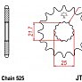 Звезда передняя JT JTF520.16 16x525