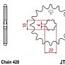 Звезда передняя JT JTF416.13 13x428