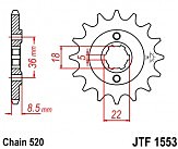 Звезда передняя JT JTF1553.14 14x520