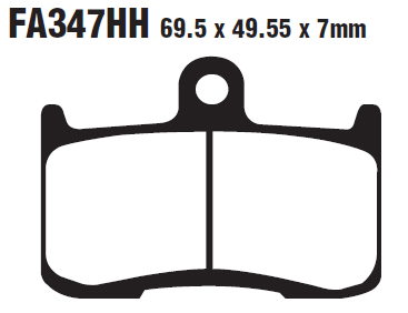 Тормозные колодки EBC FA347HH