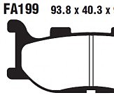 Гальмівні колодки EBC FA199V