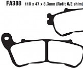 Тормозные колодки EBC FA388HH