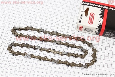 Ланцюг 3/8"-1,3mm-52зв. квад. зуб (на Partner-14"), упаковка REZER