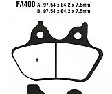 Тормозные колодки EBC FA400VLD