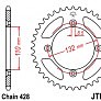 Звезда задняя JT JTR895.49 49x428