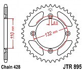 Зірка задня JT JTR895.49 49x428