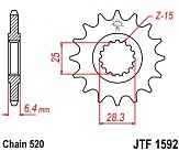 Зірка передня JT JTF1592.14 14x520