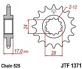 Звезда передняя JT JTF1371.14 14x525