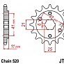 Звезда передняя JT JTF283.15 15x520