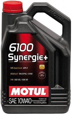 Масло моторное Technosynthese д/авто 839441/6100 SYNERGIE+ SAE 10W40 (4L)/101491