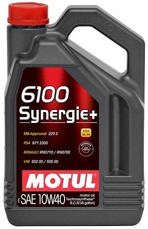 Масло моторное Technosynthese д/авто 839451/6100 SYNERGIE+ SAE 10W40 (5L)/101493