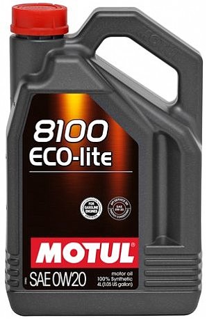 Масло моторное синтетическое д/авто 841154/8100 ECO-LITE SAE 0W20 (4L)/104982 NEW
