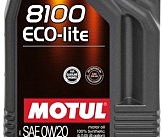 Масло моторное синтетическое д/авто 841154/8100 ECO-LITE SAE 0W20 (4L)/104982 NEW