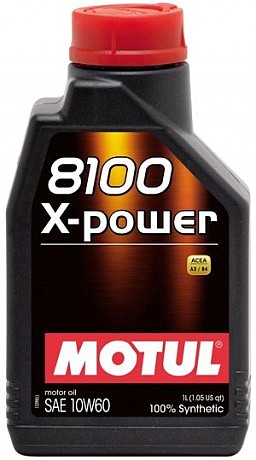 Масло моторное синтетическое д/авто 854811/8100 X-POWER SAE 10W60 (1L)/106142