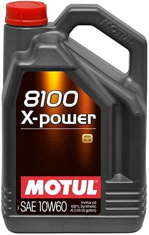 Масло моторное синтетическое д/авто 854841/8100 X-POWER SAE 10W60 (4L)/106143