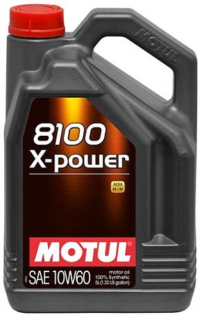 Масло моторне синтетичне д/авто 854851/8100 X-POWER SAE 10W60 (5L)/106144
