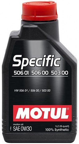 Масло моторное синтетическое д/авто 824201/SPECIFIC  506 01 506 00 503 00 SAE 0W30 (1L)/101169=106429